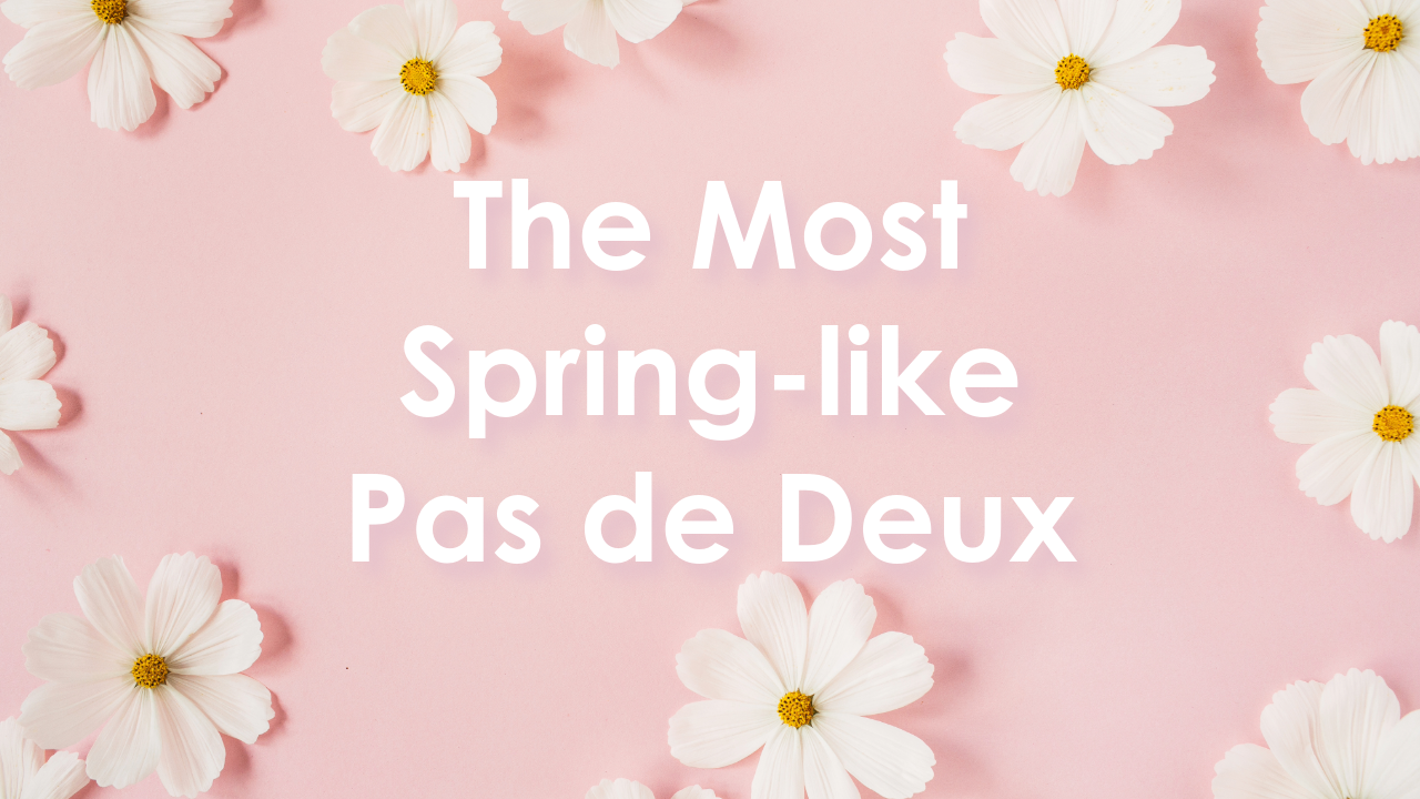 The most spring like pas de deux Ballet Leotards