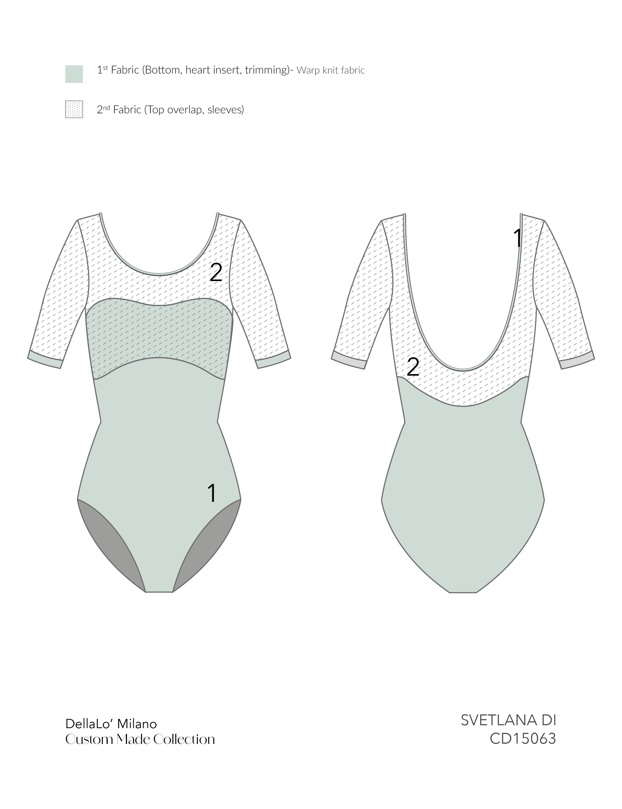 SVETLANA DI 2021 ⸱ Custom made leotard – DellaLo' Milano