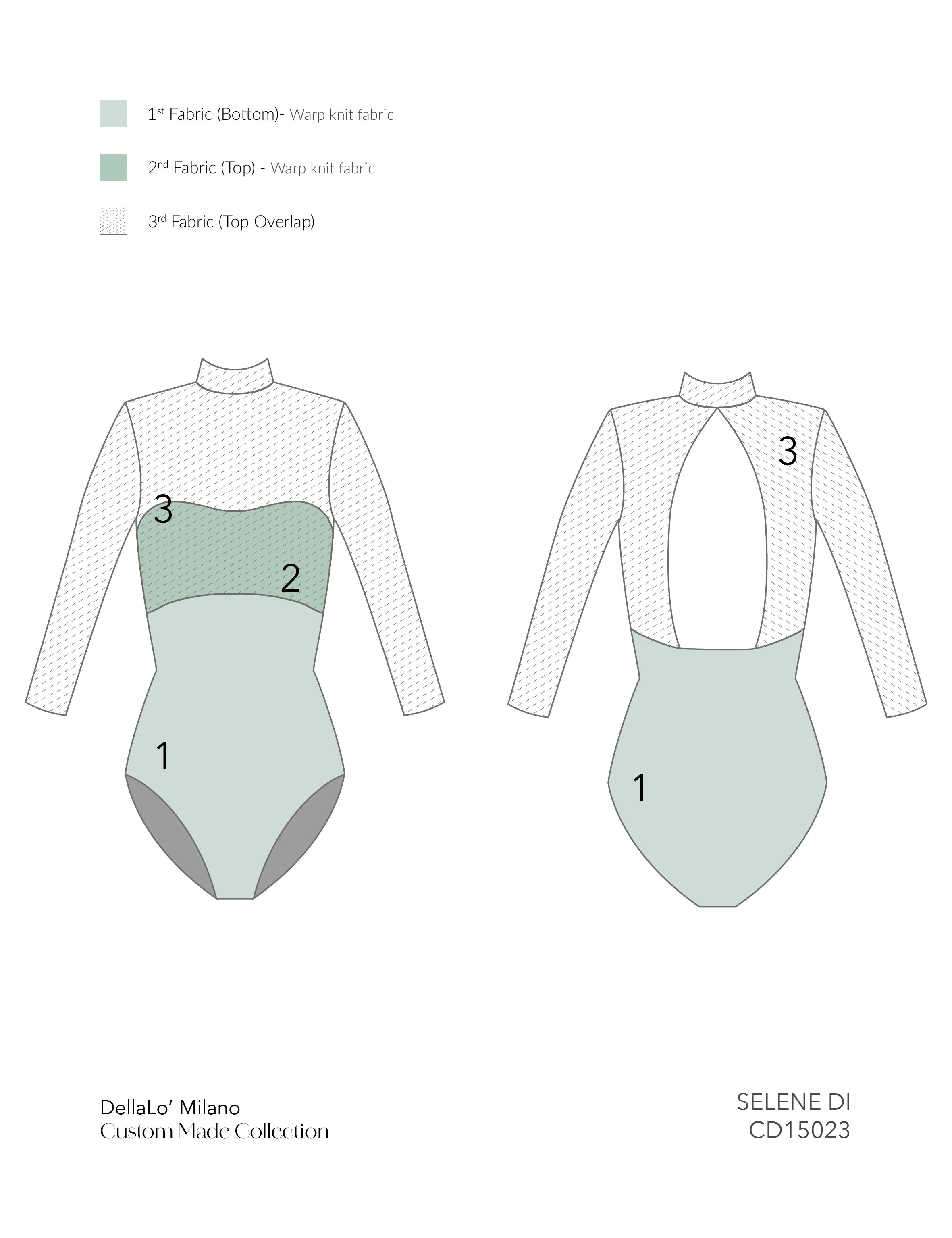 SELENE DI 2017⸱ Custom made leotard – DellaLo' Milano