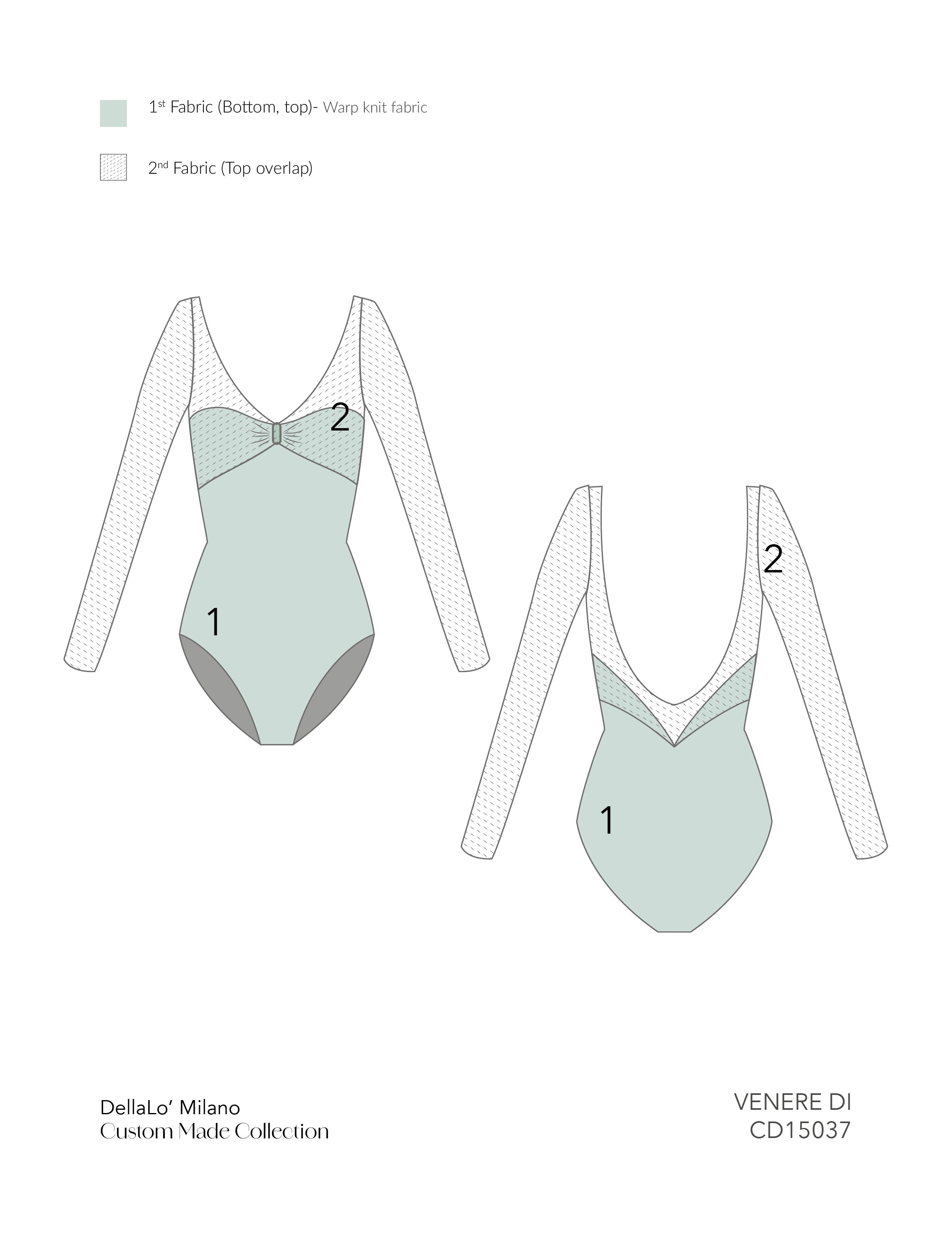 デラロミラノ レオタード ヴェネレ （予約商品 ）DellaLo