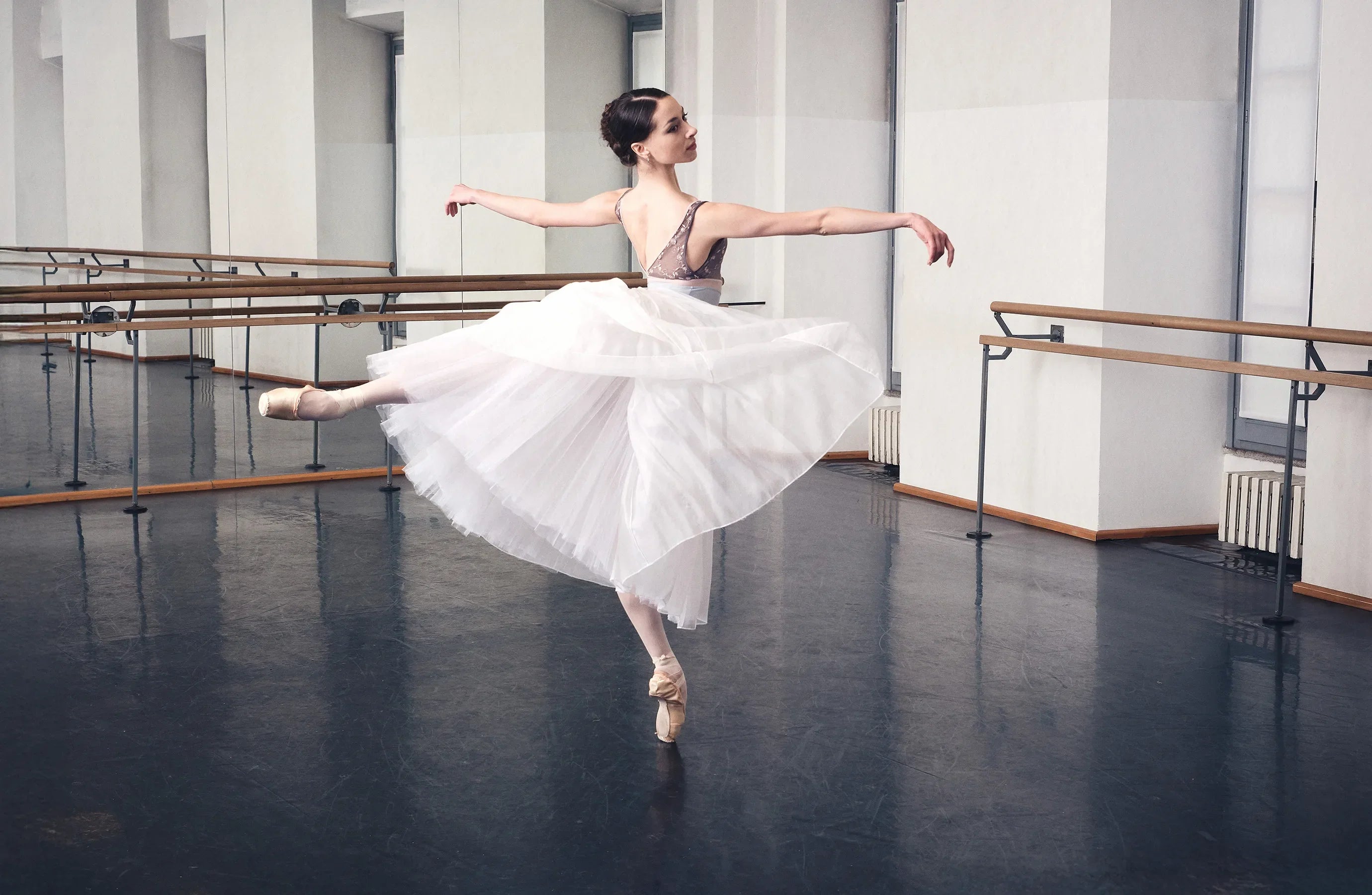 Ballerina in the ball room Giselle variations
