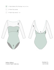 DIANA CL ⸱ Custom made leotard