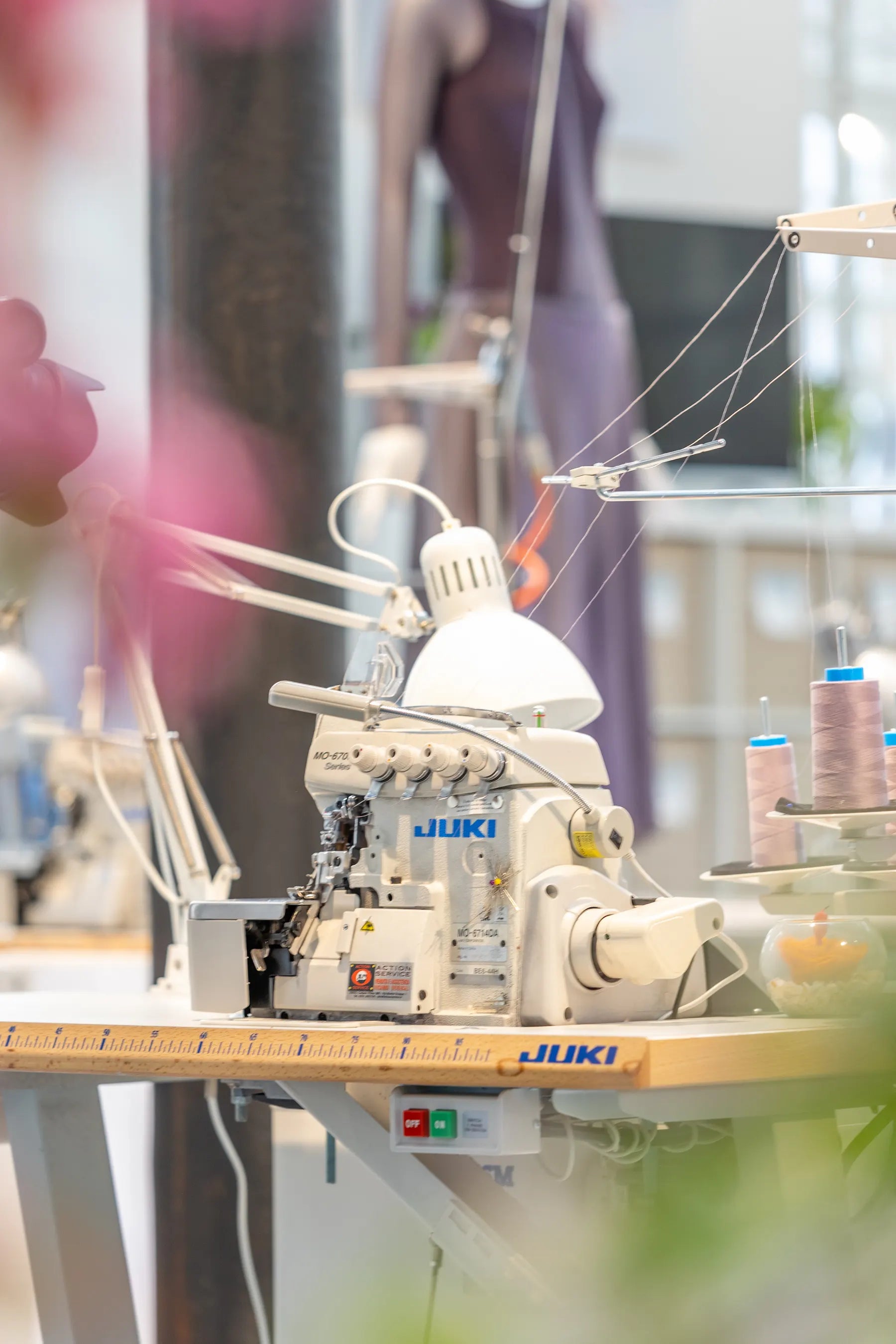 Sewing machine, laboratory