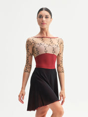 Double Sogno Skirt • Bordeaux/Nero