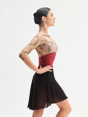 Double Sogno Skirt • Bordeaux/Nero