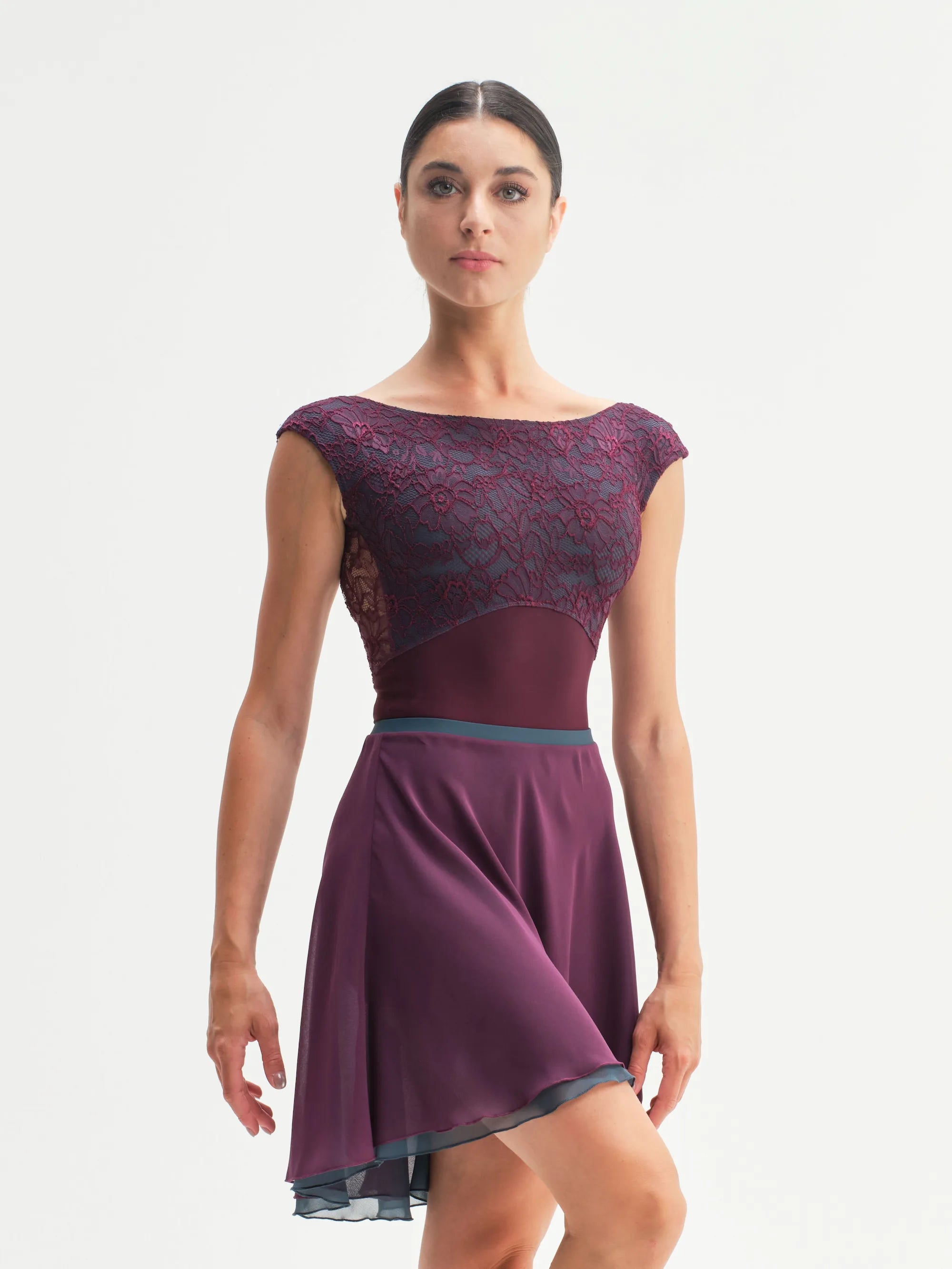 Double Sogno Skirt • Ardesia/Vinaccia