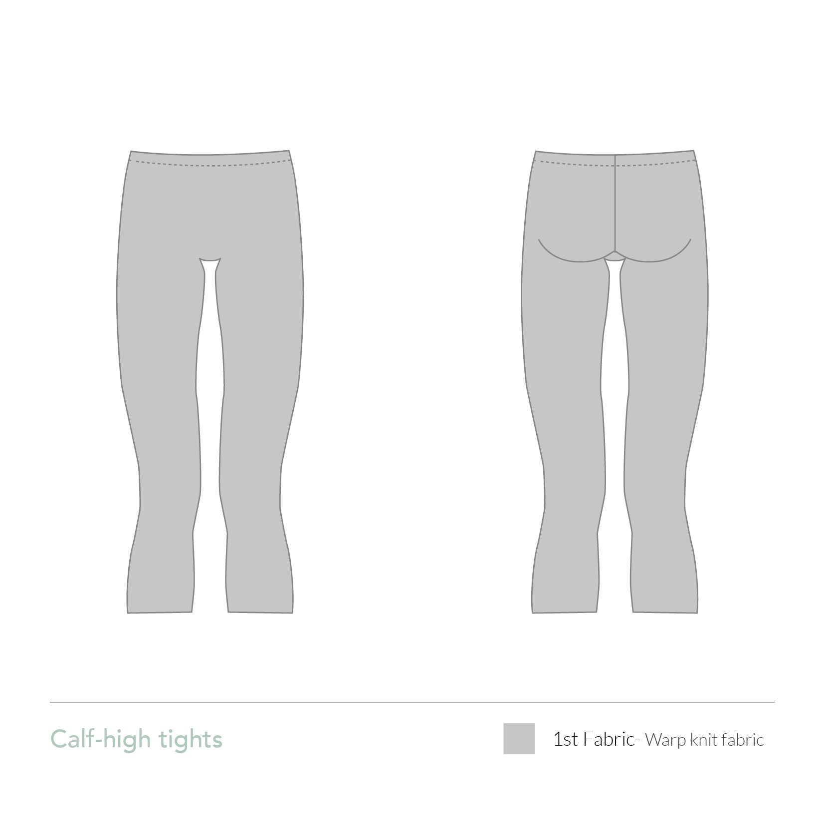 SATURNO - Wadenhohe Strumpfhose