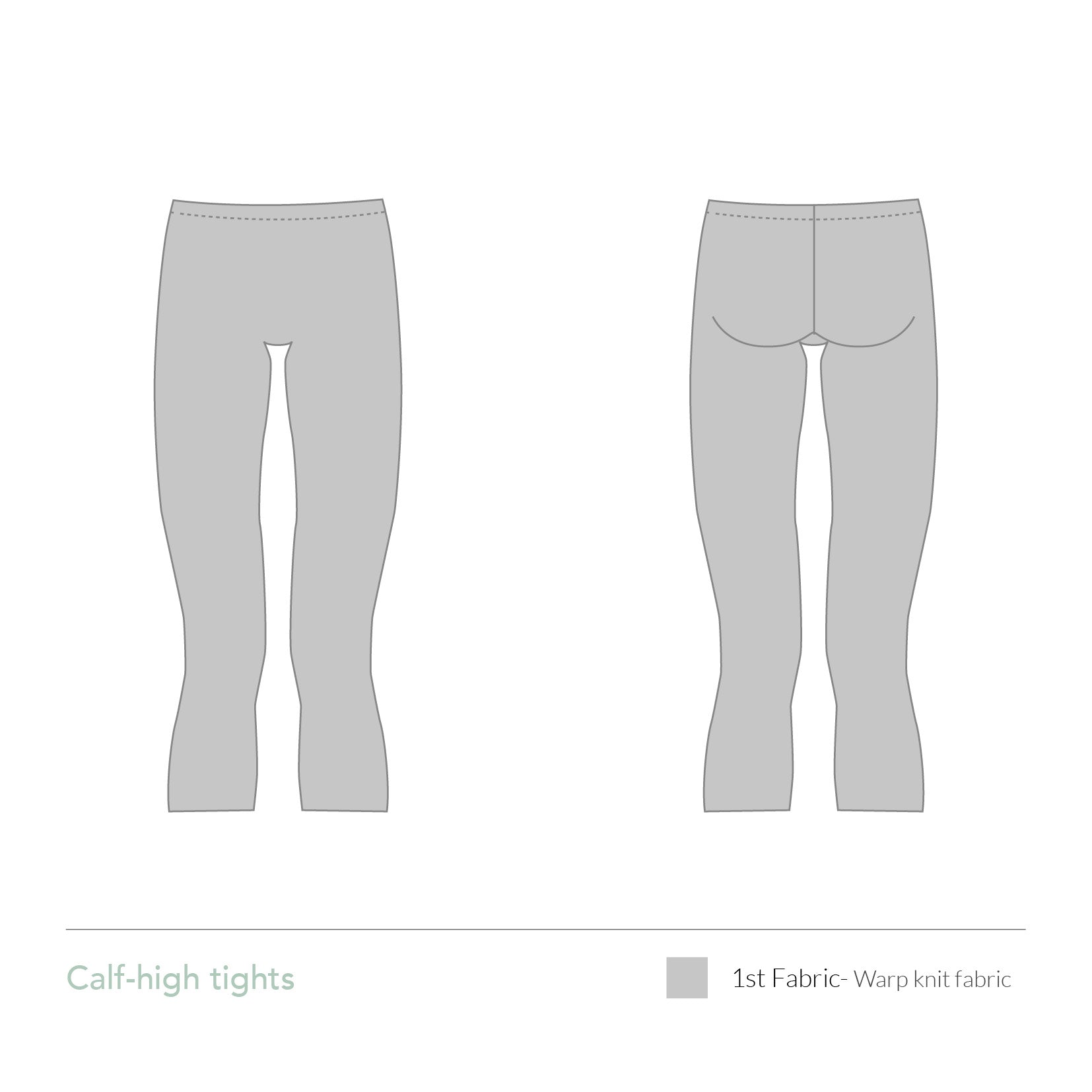 SATURNO - Calf-high tights – DellaLo' Milano
