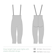 NETTUNO - High waist ballet tights