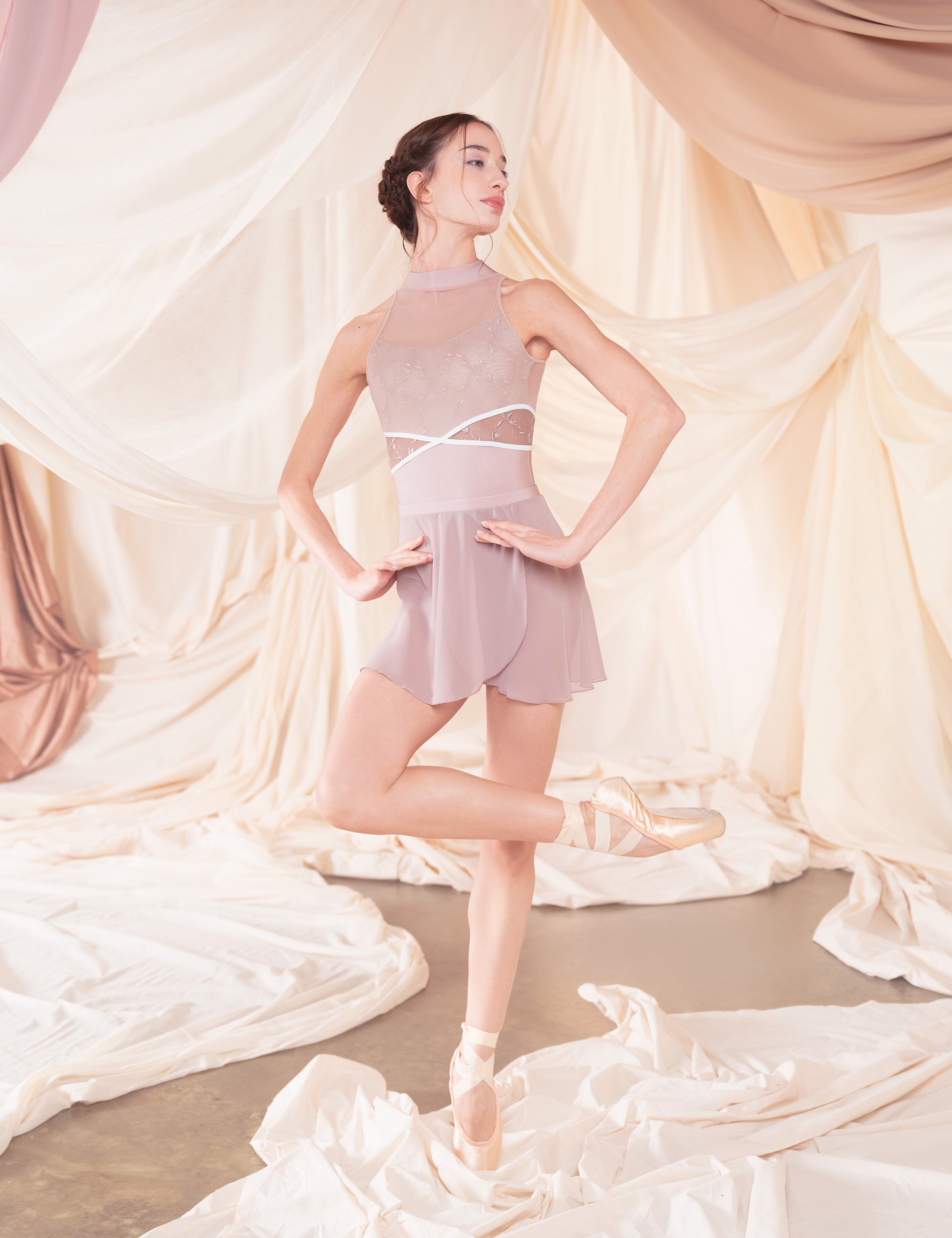 Dellalo MILANO レオタード ILIZIA XL Pandia CL ‧ Ballet Leotard – DellaLo' Milano
