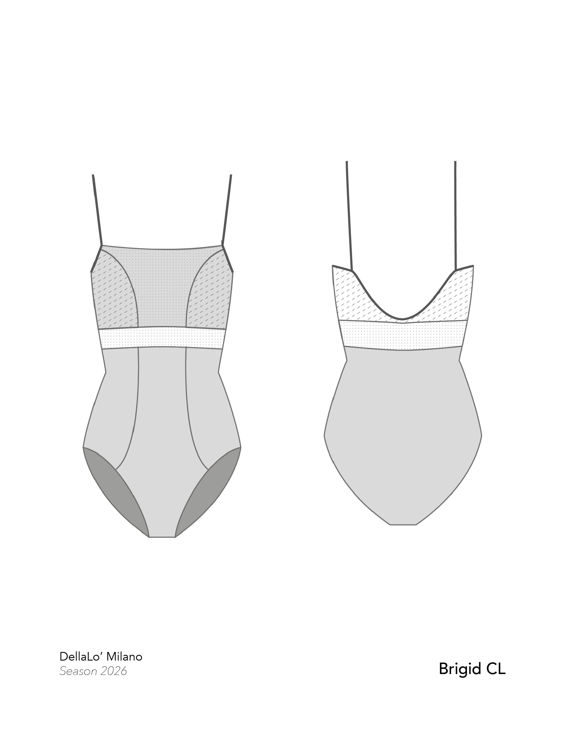 Brigid CL ‧ Ballet Leotard – DellaLo' Milano