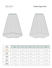 Double Sogno Skirt • Ardesia/Vinaccia