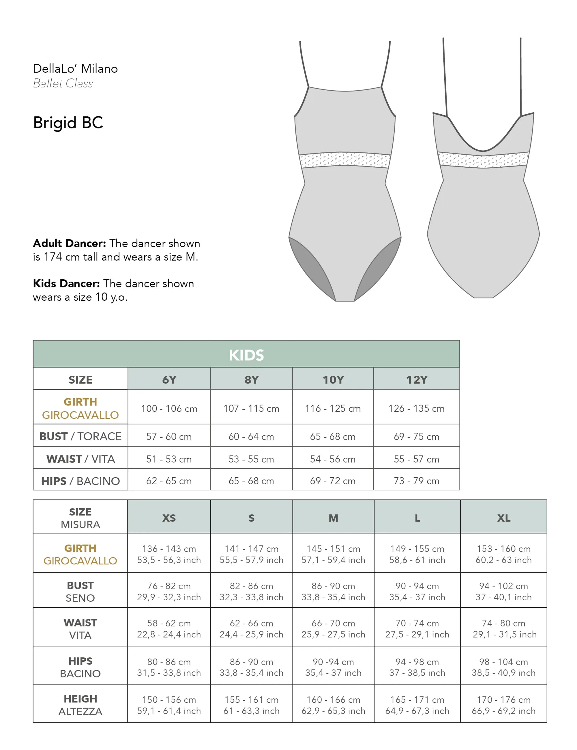 Brigid Leotard ・Ballet Class