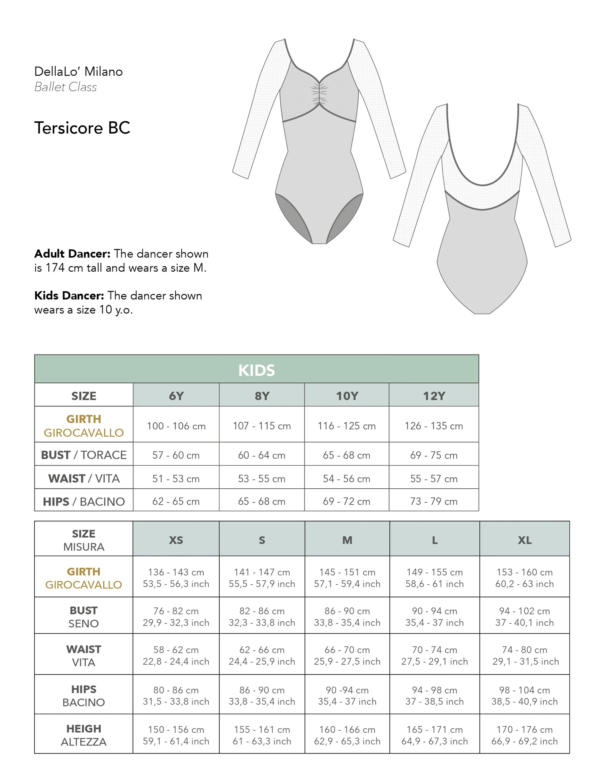 Tersicore Leotard ・Ballet Class